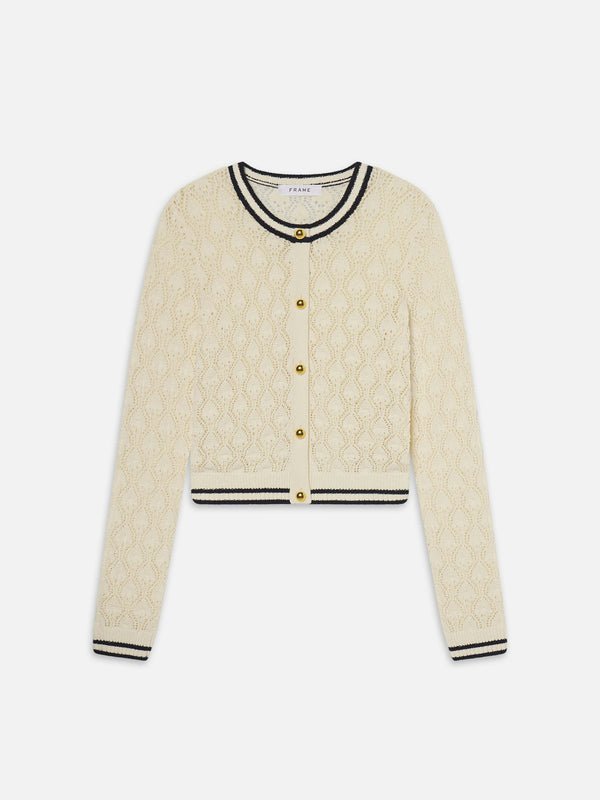 [Frame] The Rookie Cardigan - Cream Multi