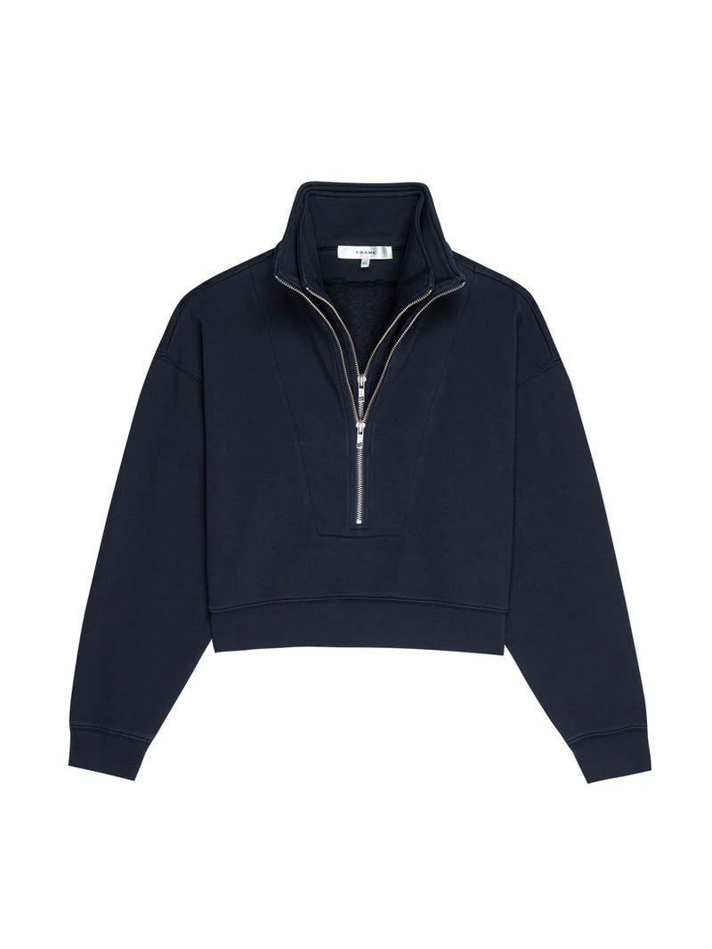 [FRAME] The Double Zip Sweatshirt - Dark Navy