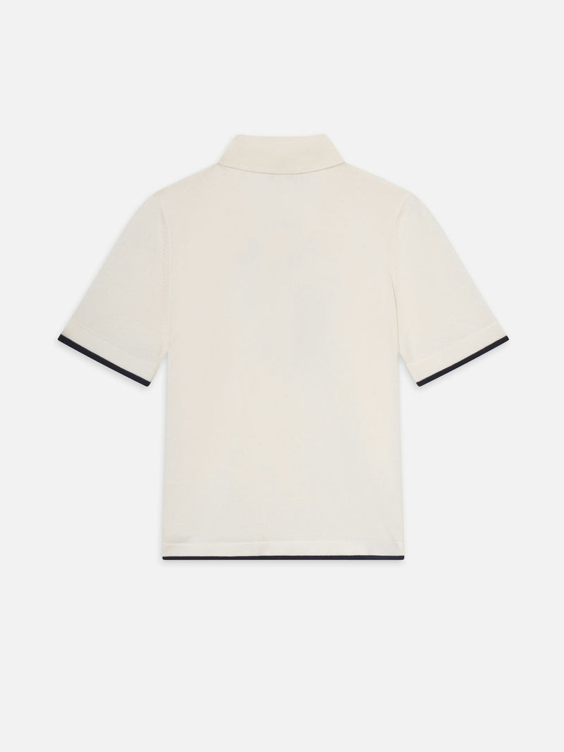 [FRAME] The Sport Polo - Cream Multi