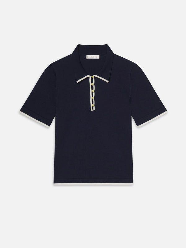 [Frame] The Sport Polo - Navy Multi
