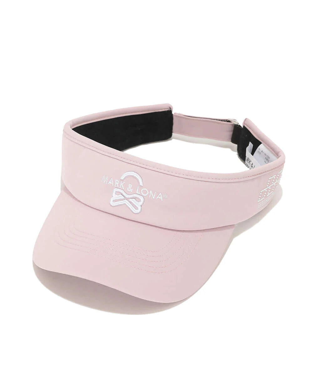 Option Crystal Flag Visor - Pink