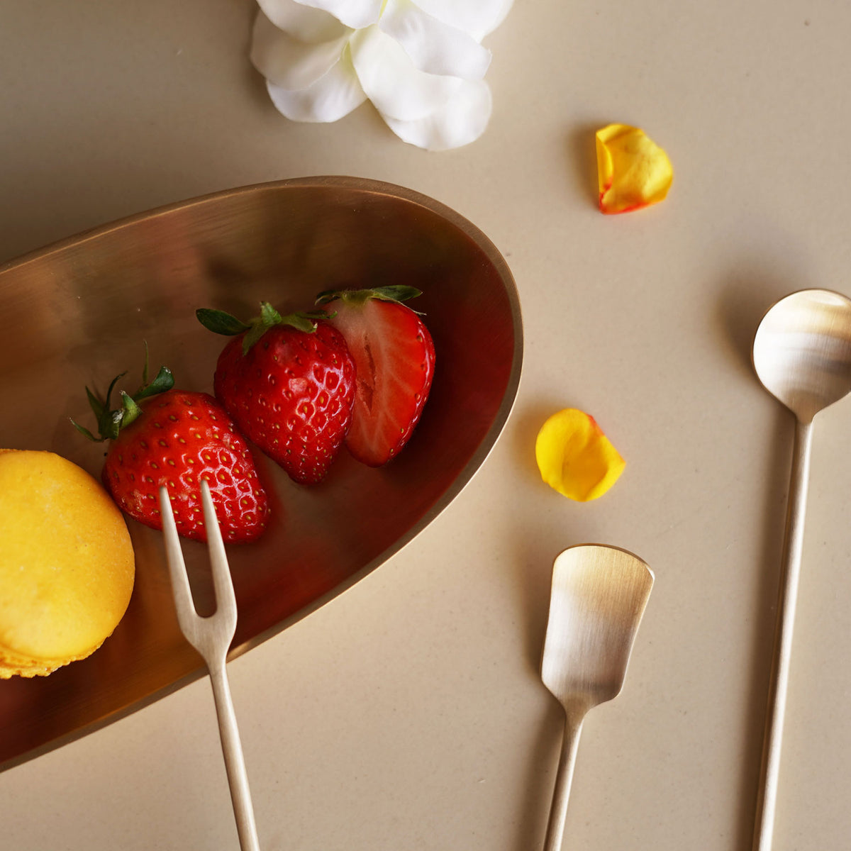Tea & Dessert Cherry Cutlery Set - 5 PC Set