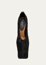 [S.McCartney] Pump 95 Lace On Mesh - Black