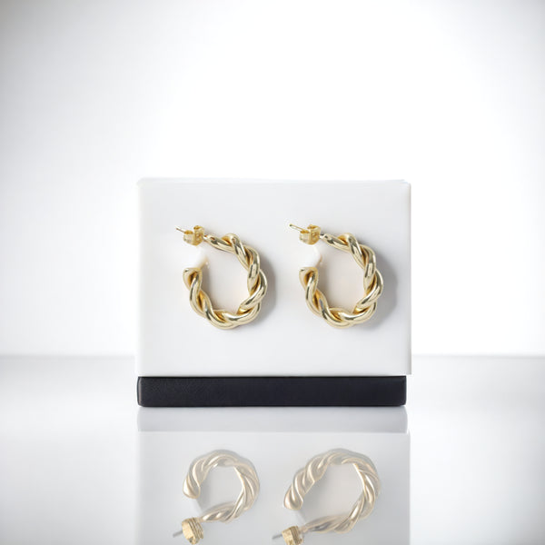 [Shaker Jewels] Boucles D’Oreilles Rika Twisted Earrings - Gold
