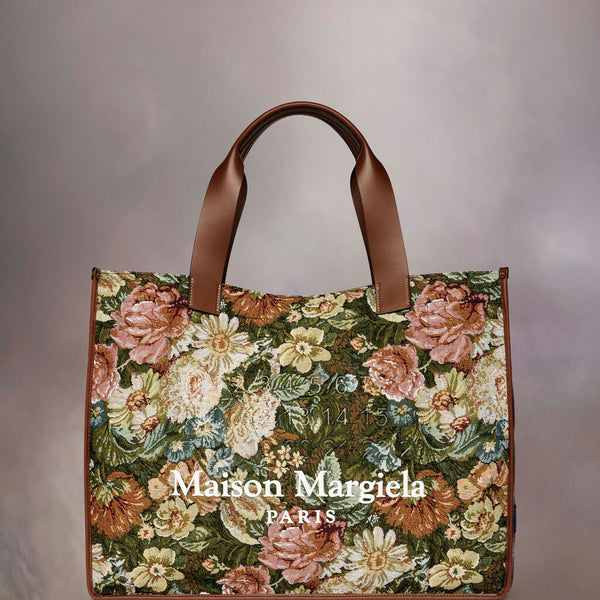 【Maison Margiela】 CABAS SHOPPING BAG SMALL Maison Margiela │ Cabas Shopping Bag Vertical in Black