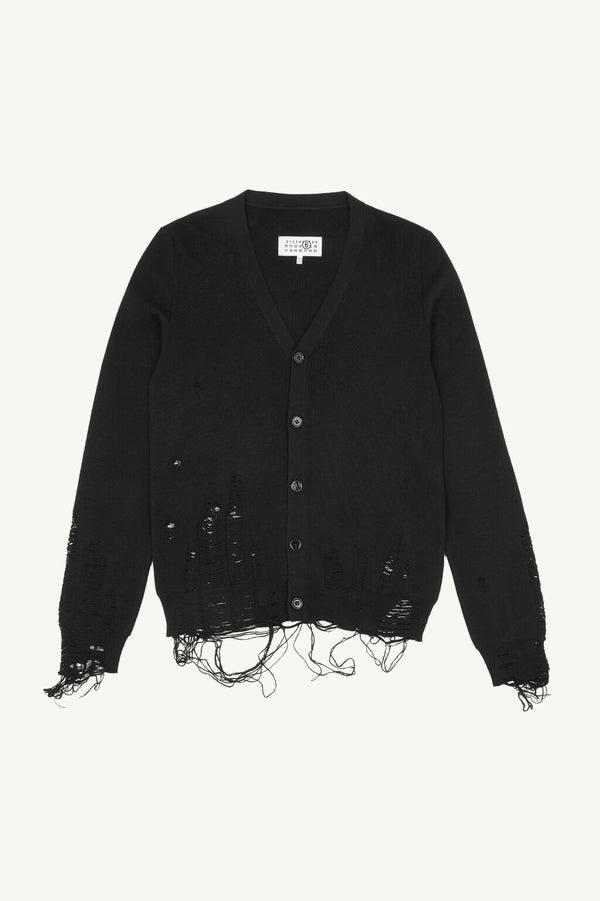 [MM6]  Distressed Cardigan