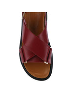 [MARNI] FUSSBETT SANDAL - BRICK