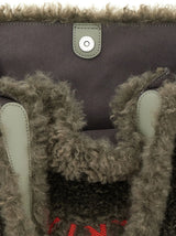 Stella Logo faux-shearling tote bag