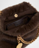 Falabella Soft Clutch With Chain Mink Plush Fabric