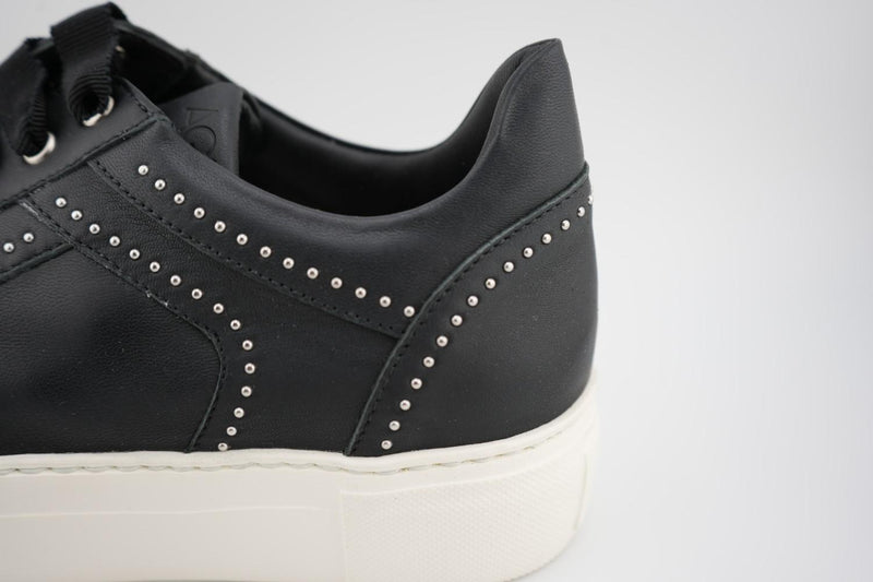 [AGL] MARION LEATHER SNEAKERS - BLACK