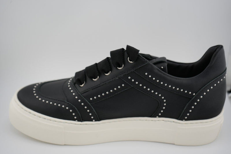 [AGL] MARION LEATHER SNEAKERS - BLACK