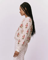 [THE GREAT] THE CAROUSEL CARDIGAN - WHITE