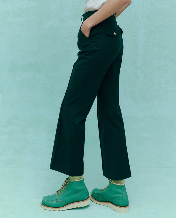 [THE GREAT] THE PRIM TROUSER - WINTER PINE