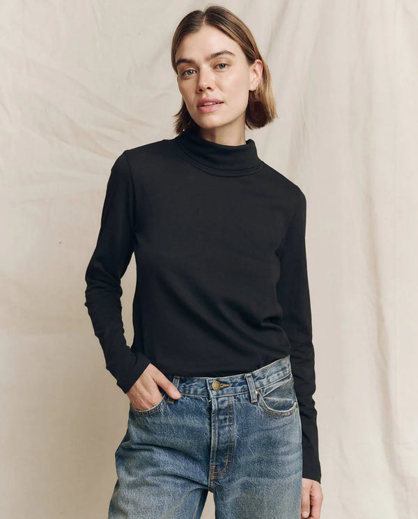 [THE GREAT] The Turtleneck - Black
