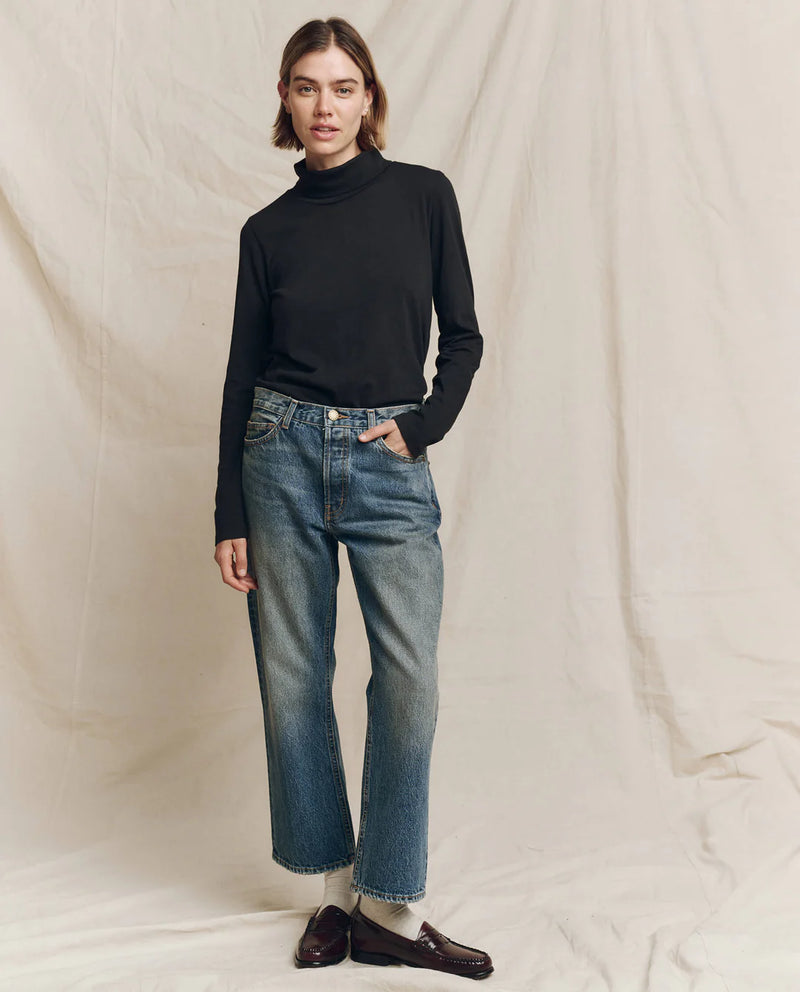 [THE GREAT] The Turtleneck - Black