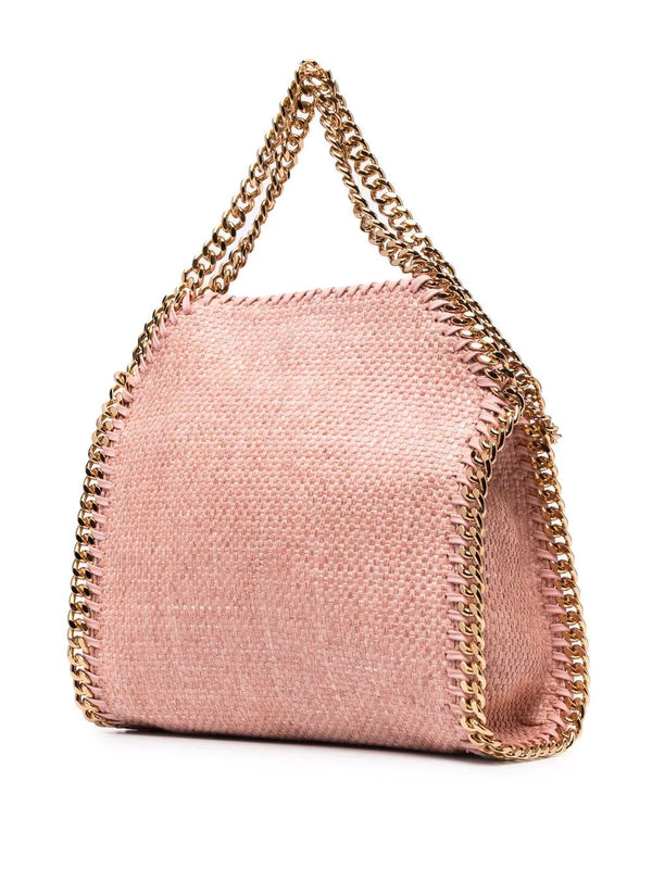 [Stella McCartney] Falabella Mini Woven Raffia Tote