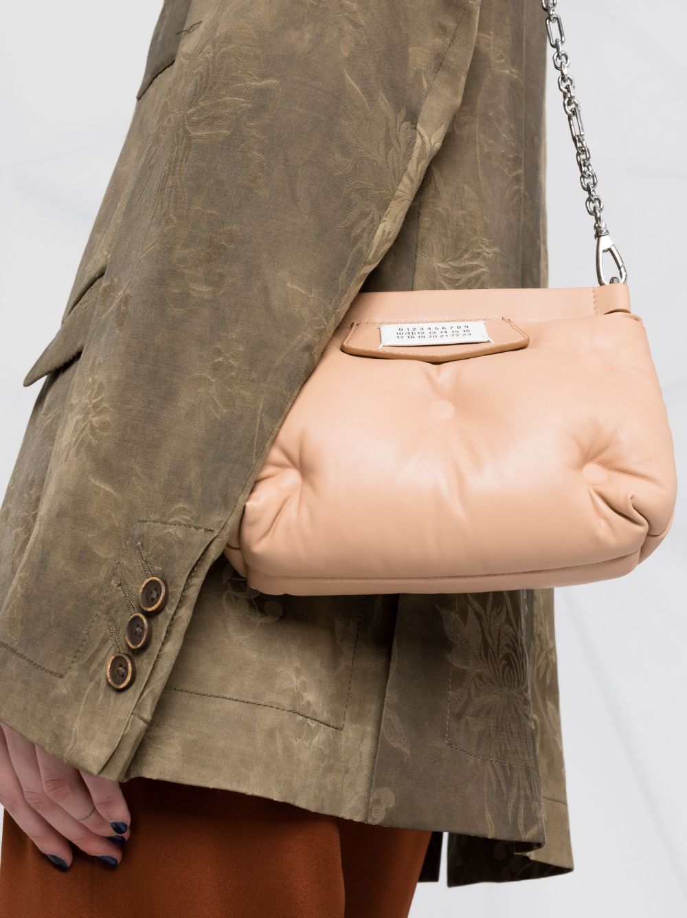 M. Margiela] Glam Slam Red Carpet Mini Leather Clutch