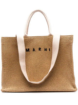 [Marni] Large Black Raffia Tote Bag