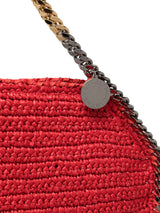 [Stella McCartney] Falabella Raffia 3 Chain Tote Mix Galvanic