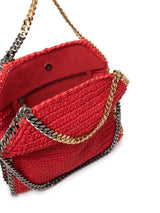 [Stella McCartney] Falabella Raffia 3 Chain Tote Mix Galvanic