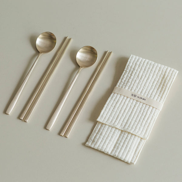 [Notdam] Quilted Cutlery Pouch (2pc)