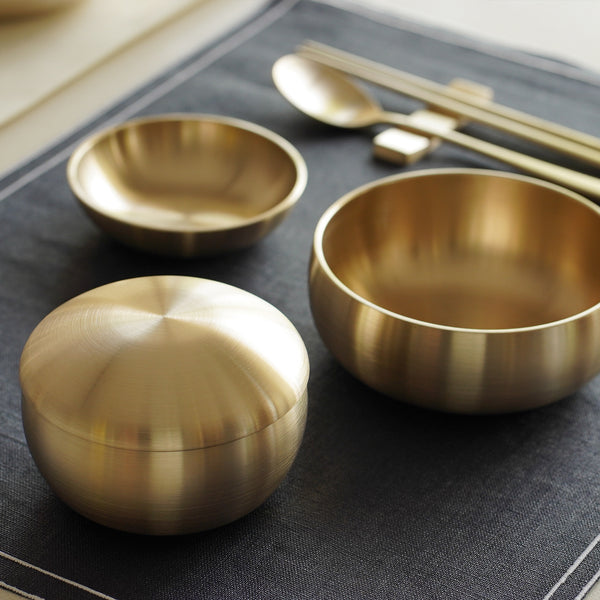 【新品未使用】놋담　NOTDAM ノッダム　真鍮 高級 2人用 食器セット Notdam] Rice & Soup Bowl Set – Etude Boutique