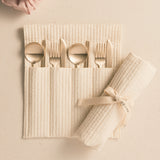 [Notdam] Quilted Cutlery Pouch (4pc)