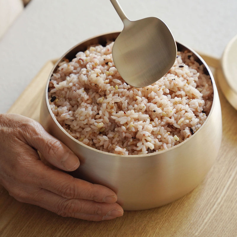 [Notdam] Brass Rice Storage Container