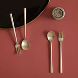 [Notdam] Tea Spoon & Fork Set (4pc)