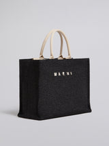[Marni] Large Black Raffia Tote Bag