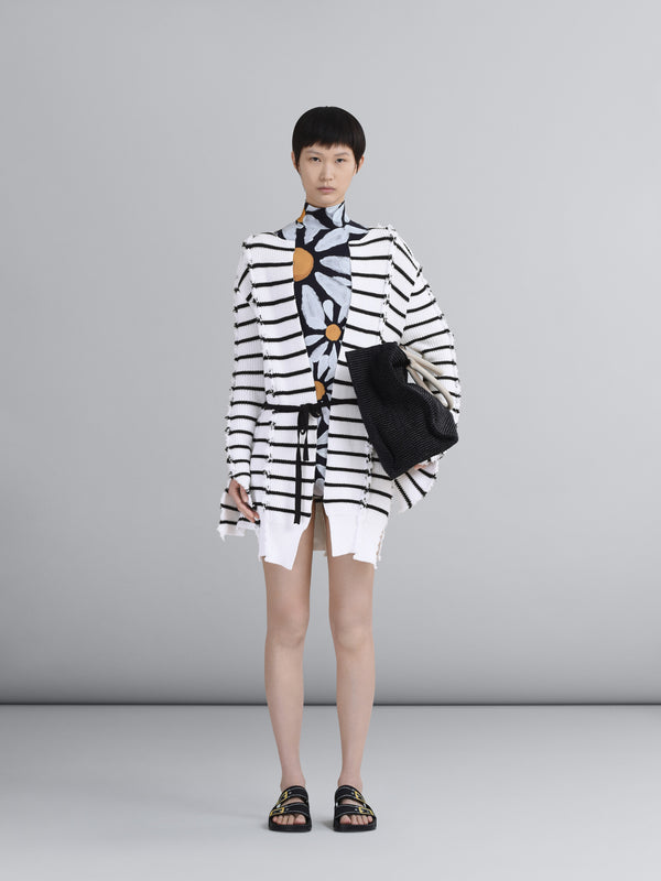 [Marni] Large Black Raffia Tote Bag