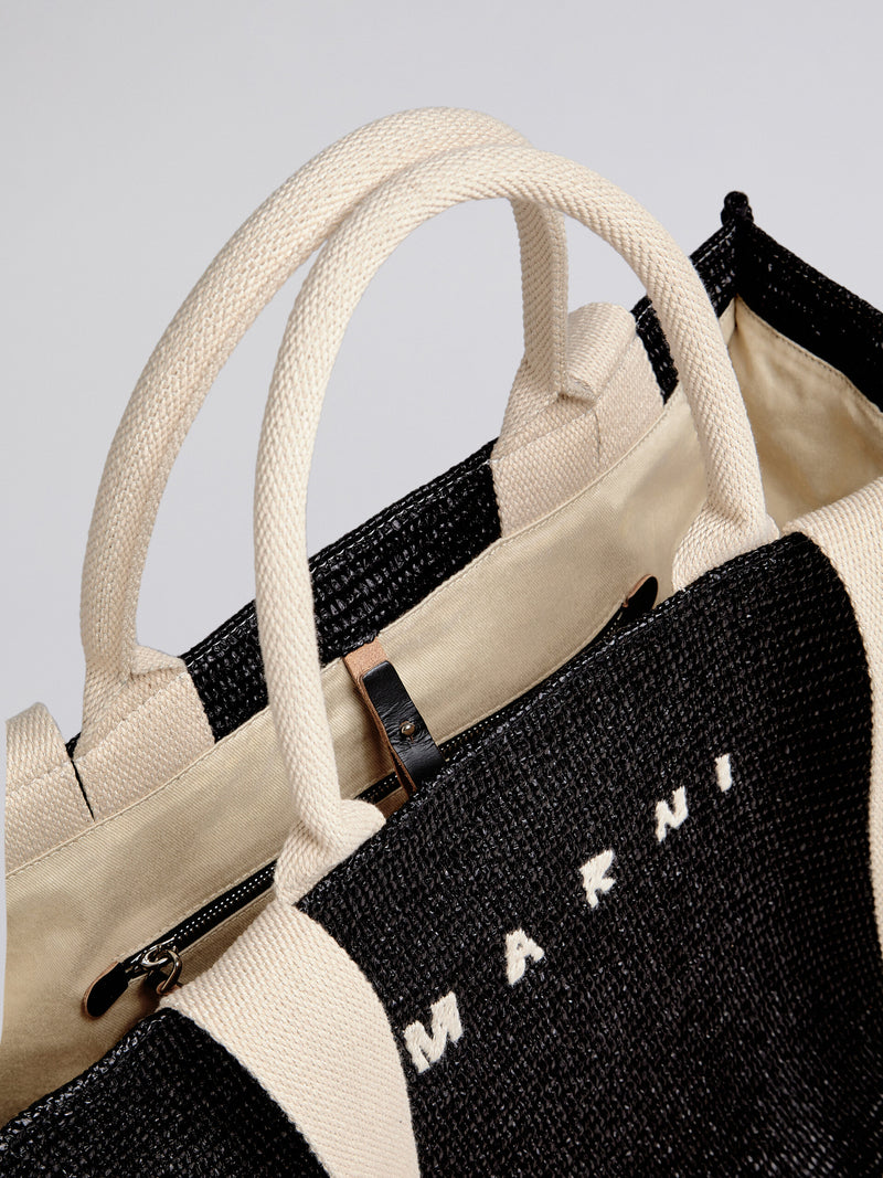 (15-49/ MAR-Raffia-L) Bag Organizer for Marn* Raffia Large Tote Bag