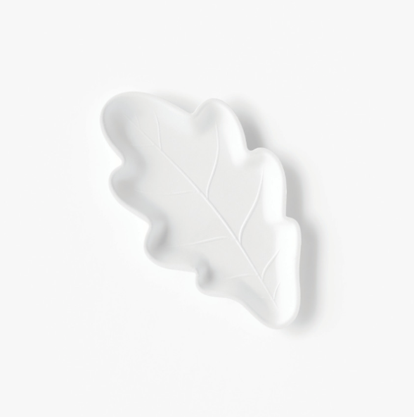 [KHJ Studio] Oak Leaf Plate Small 4P