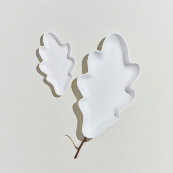 [KHJ Studio] Oak Leaf Plate Small 4P