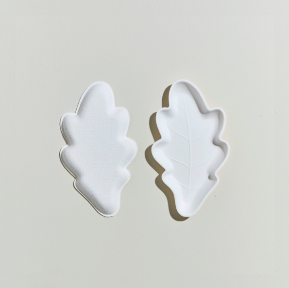 [KHJ Studio] Oak Leaf Plate Medium 4P