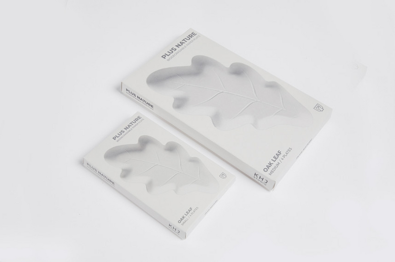 [KHJ Studio] Oak Leaf Plate Medium 4P