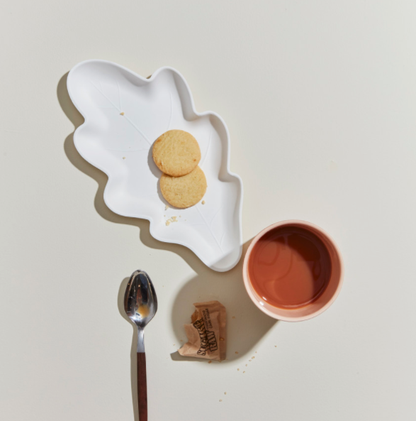 [KHJ Studio] Oak Leaf Plate Medium 4P
