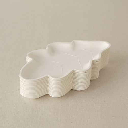 [KHJ Studio] Oak Leaf Plate Medium (Bulk)