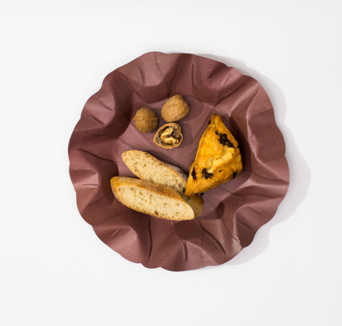 [KHJ Studio] Hanji Lotus Leaf Tray (S)