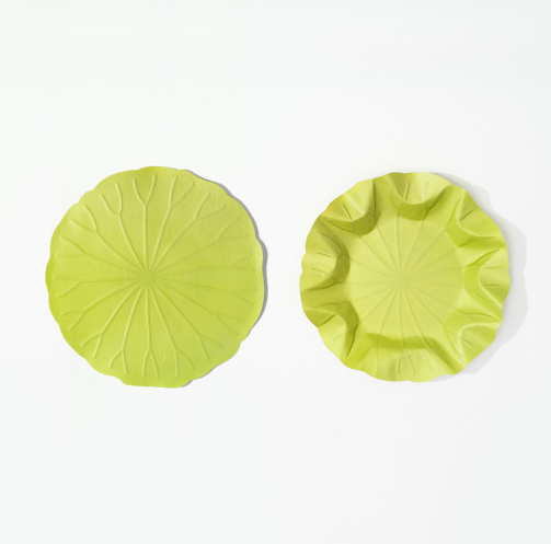 [KHJ Studio] Hanji Lotus Leaf Tray (M)