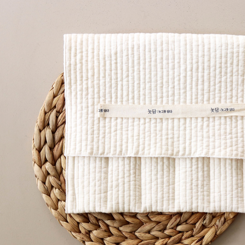 [Notdam] Quilted Cutlery Pouch (5pc)