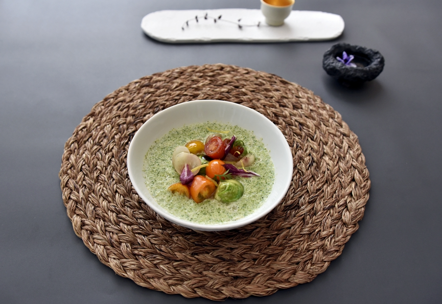 Snow White Vintage Deep Bowl 17" - 설화 오목그릇 17"