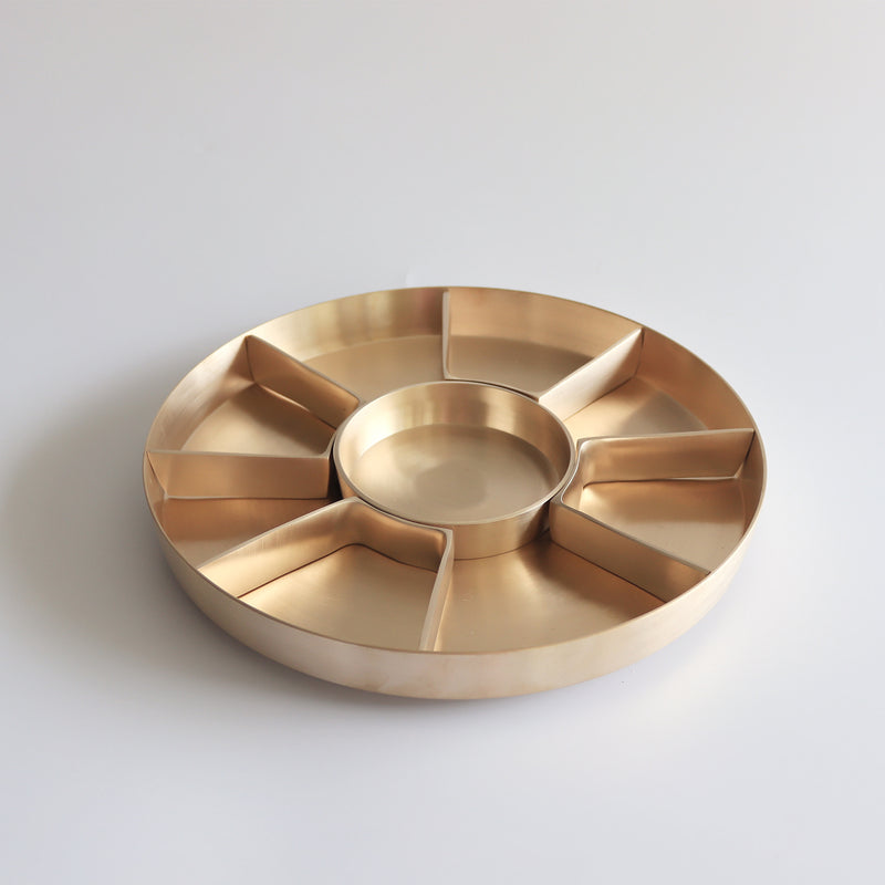 [Notdam] Brass Tableware - Divided Plate
