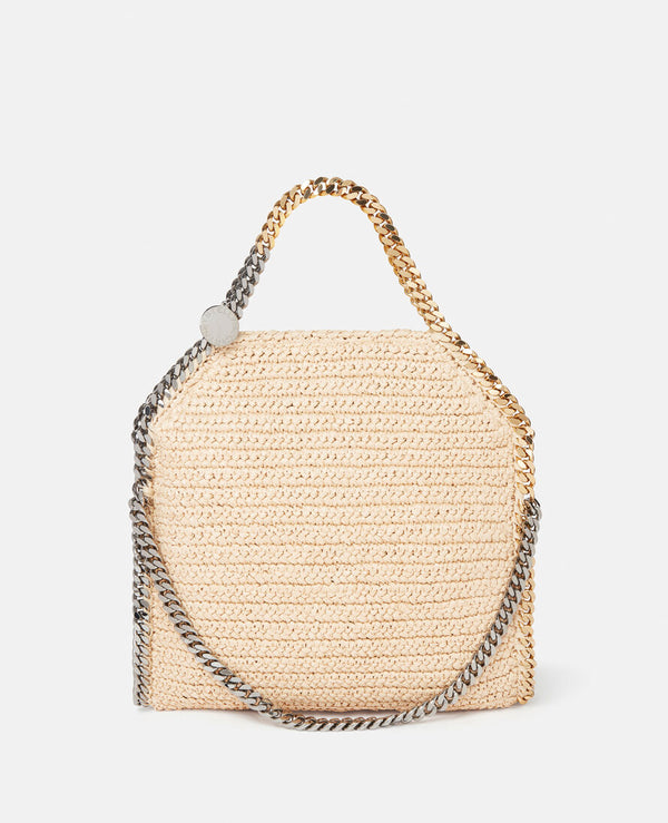 Stella McCartney Mini Woven Raffia Shoulder Bag on SALE